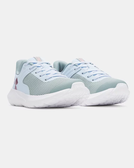 UA Outhustle 2 AL Girls Pre-School Running Shoes - Image 4