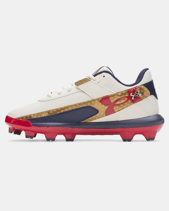 UA Harper 10 TPU Jr. LE USA Boys Baseball Cleats - Image 2