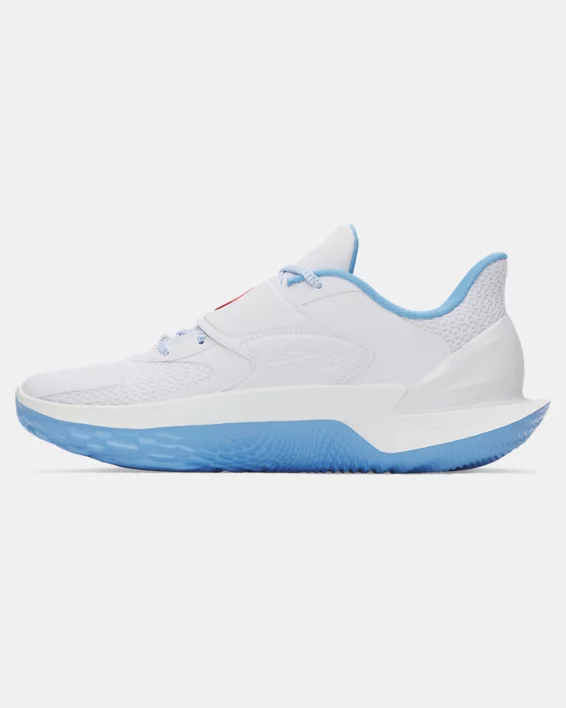 D. Fox 2 'Blue Flame' Unisex Basketball Shoes - Image 2