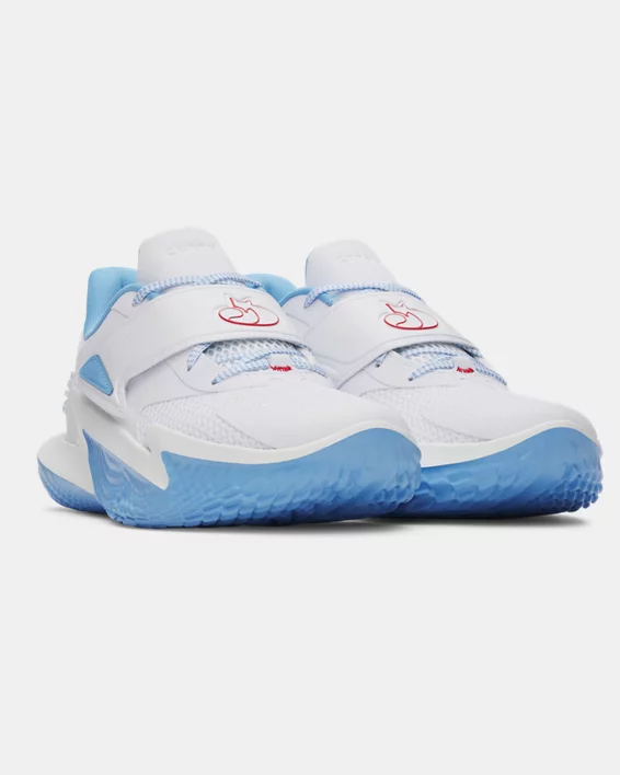 D. Fox 2 'Blue Flame' Unisex Basketball Shoes - Image 4
