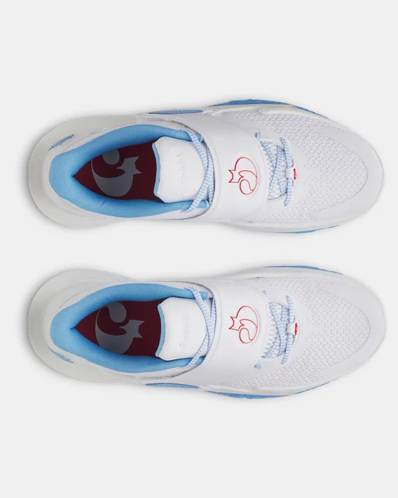 D. Fox 2 'Blue Flame' Unisex Basketball Shoes - Image 3