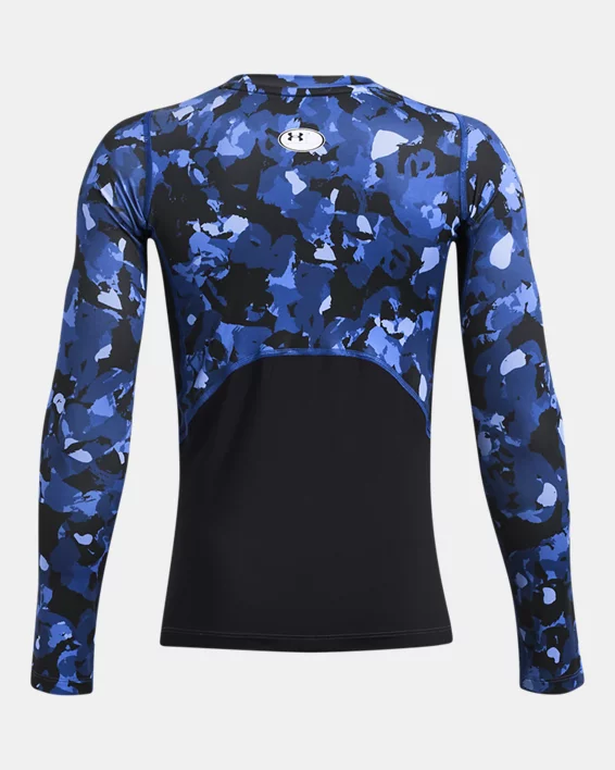 HeatGear Printed Boys Long Sleeve - Image 2