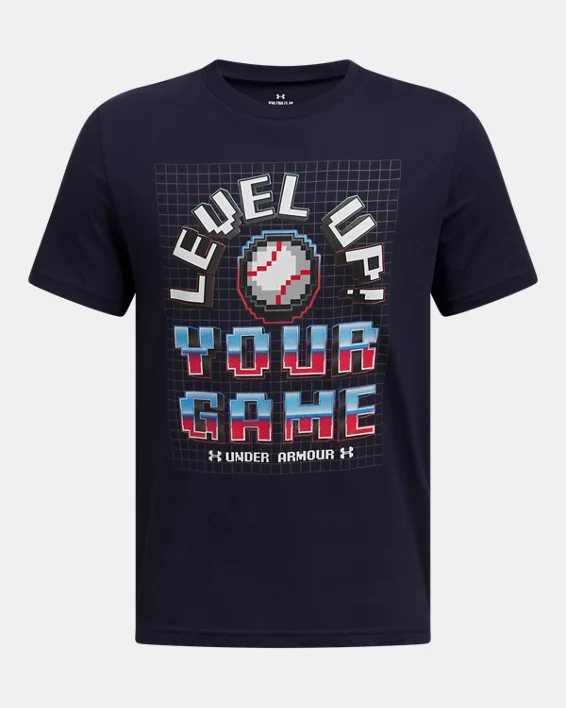UA Baseball Level Up Boys Short Sleeve - Image 3