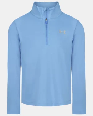 UA Velocity Semi-Zip Little Girls Zip Pullover