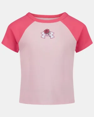 UA New Prep Raglan Toddler Girls Short Sleeve
