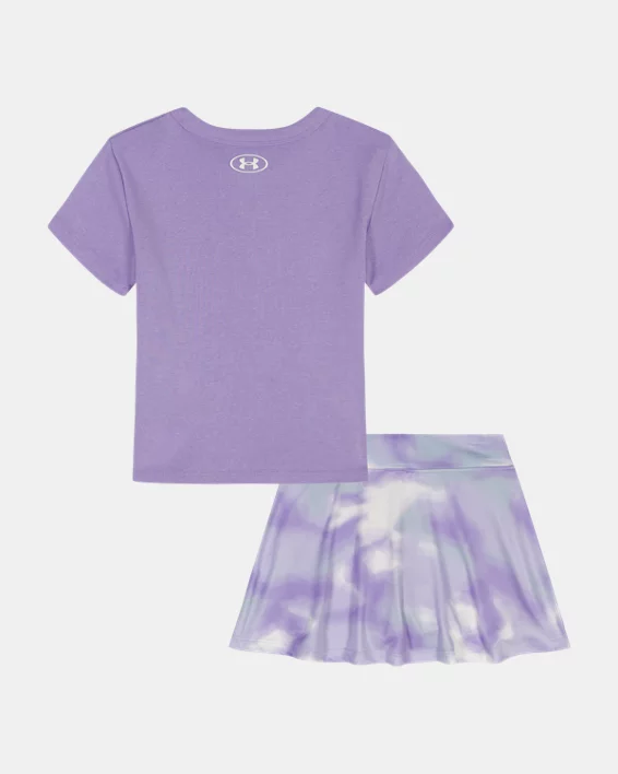 UA Printed Toddler Girls Skort Set - Image 3