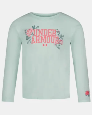 UA Rose Stitch Girls Pre-School Long Sleeve