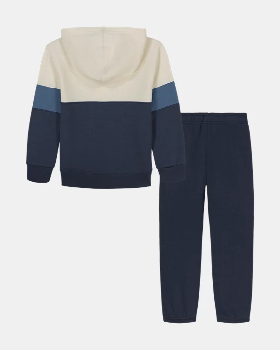 UA Fleece Colorblock Infant Boys Set - Image 2