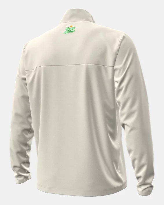 UA Tee To Green Collegiate Blocked Mens Zip - Image 4