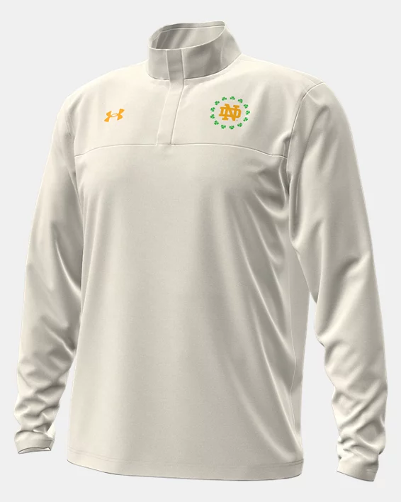 UA Tee To Green Collegiate Blocked Mens Zip - Image 3