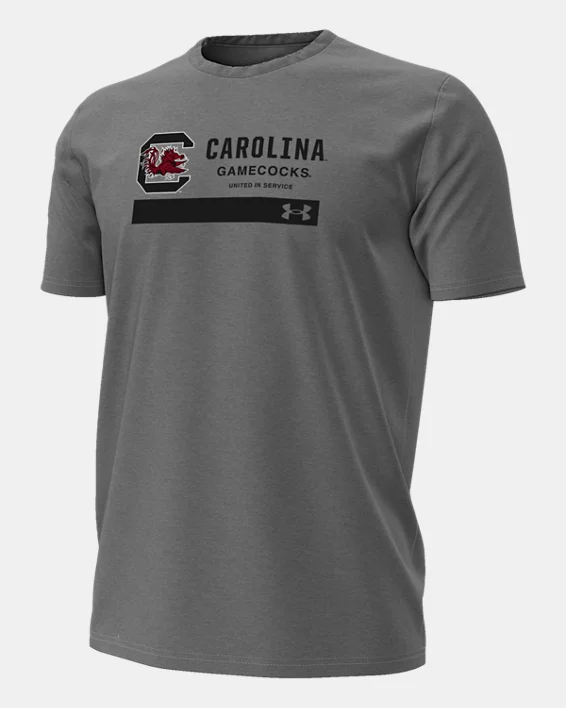 UA Performance Cotton Collegiate Mens Short Sleeve T-Shirt - Image 3