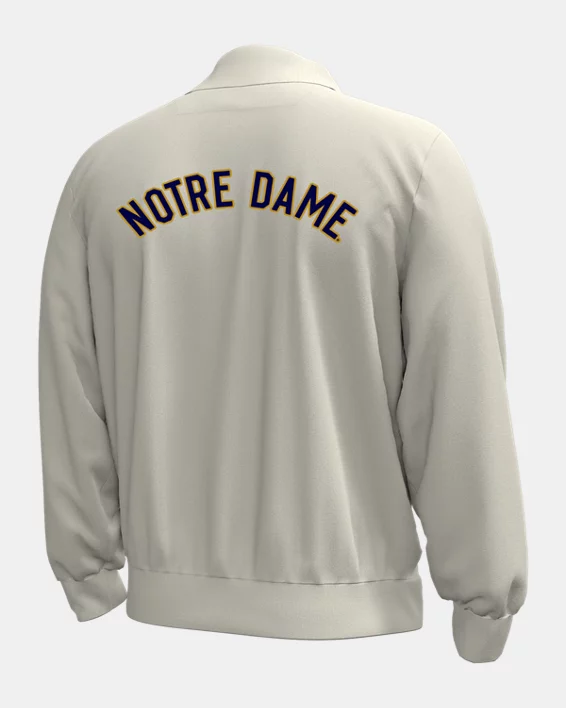 UA Gameday Icon Fleece Collegiate Mens Snap Jacket - Image 2