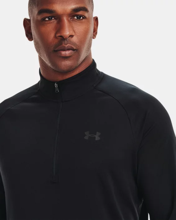 UA Tech Mens Zip Long Sleeve - Image 4