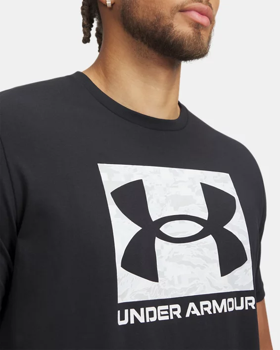 UA ABC Camo Boxed Logo Mens Short Sleeve - Image 3