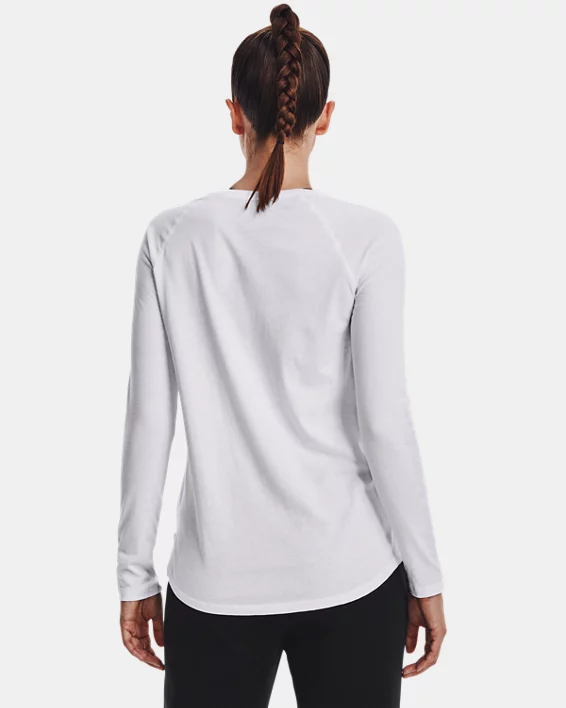 UA Script Wordmark Womens Long Sleeve - Image 2
