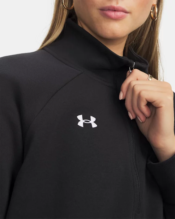 UA Rival Fleece Womens Zip - Image 3