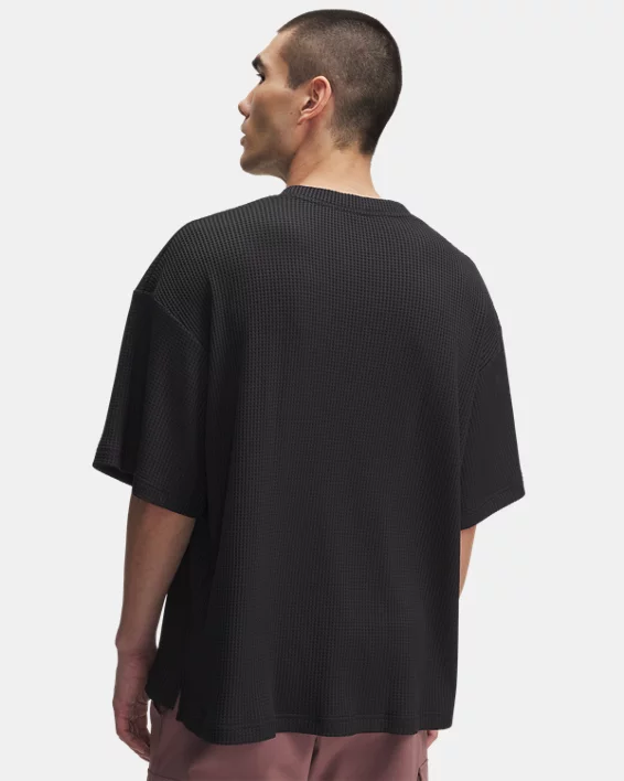 UA Rival Waffle Mens Crew - Image 2