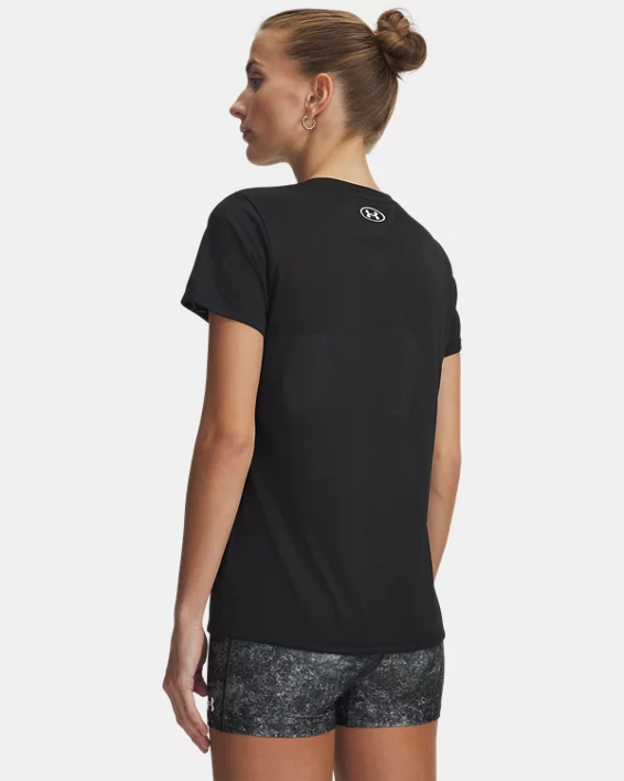 UA Tech Womens V-Neck Short Sleeve - Image 2