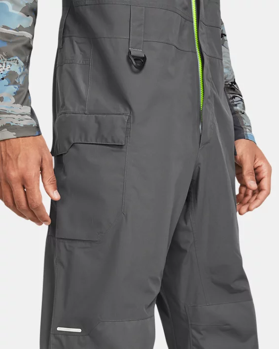 UA Fish Elite Mens Rain Bib - Image 4