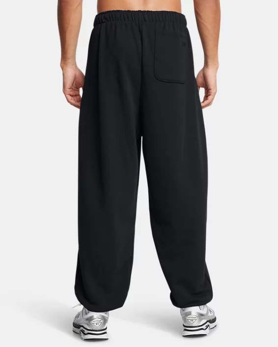 UA Icon Heavyweight Terry Mens Oversized Pants - Image 2