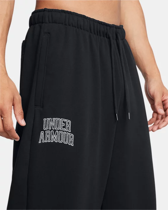 UA Icon Heavyweight Terry Mens Oversized Pants - Image 4