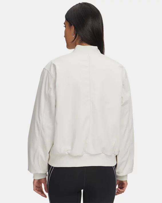 UA Expanse Fleece-Lined Womens Bomber Jacket - Image 2