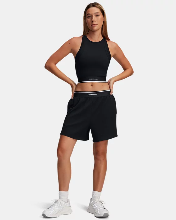 UA Meridian Rib Branded Womens Tank - Image 3