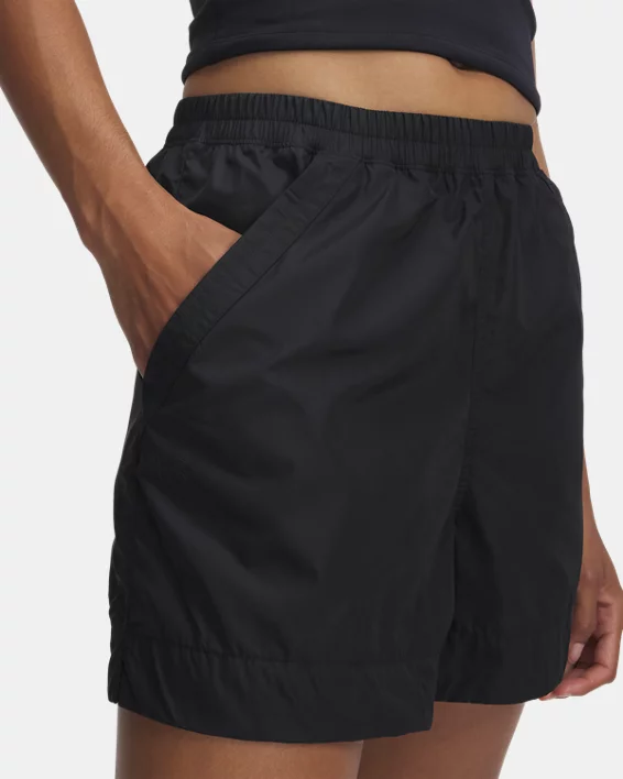 UA Unstoppable Utility Womens 3.75 Shorts - Image 4