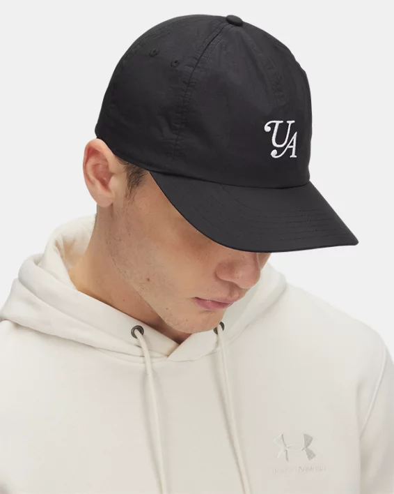 UA Essential Mid Nylon Mens Adjustable Cap - Image 5