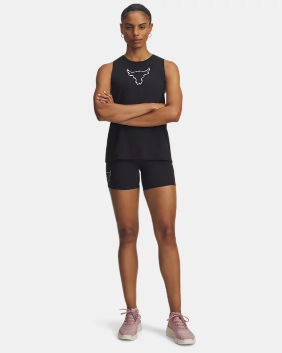 Project Rock Womens Bike Shorts - Image 3