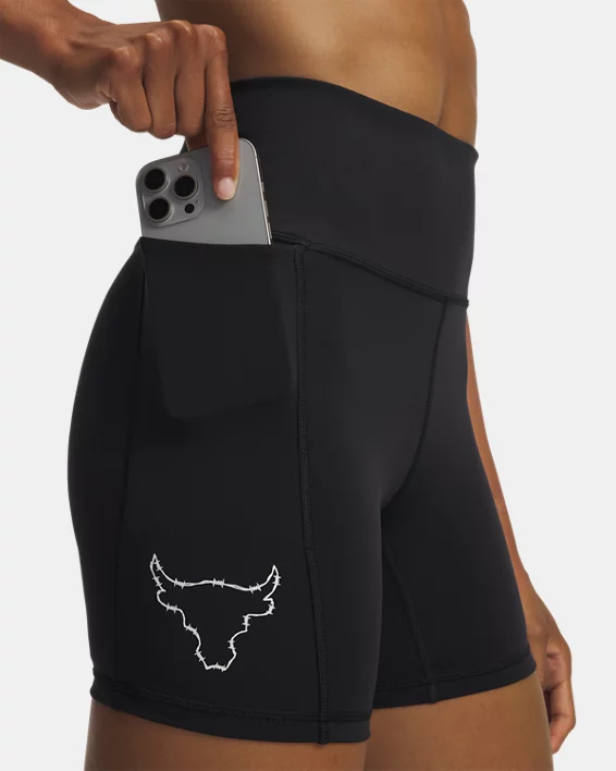 Project Rock Womens Bike Shorts - Image 4