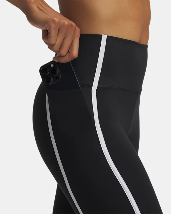 UA Meridian Piped Womens Ankle Leggings - Image 4