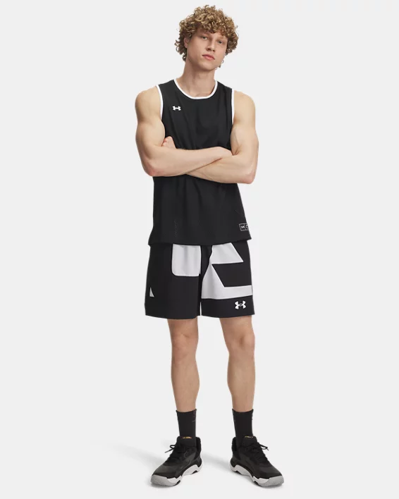UA Zone Woven Graphic Mens 7 Shorts - Image 3