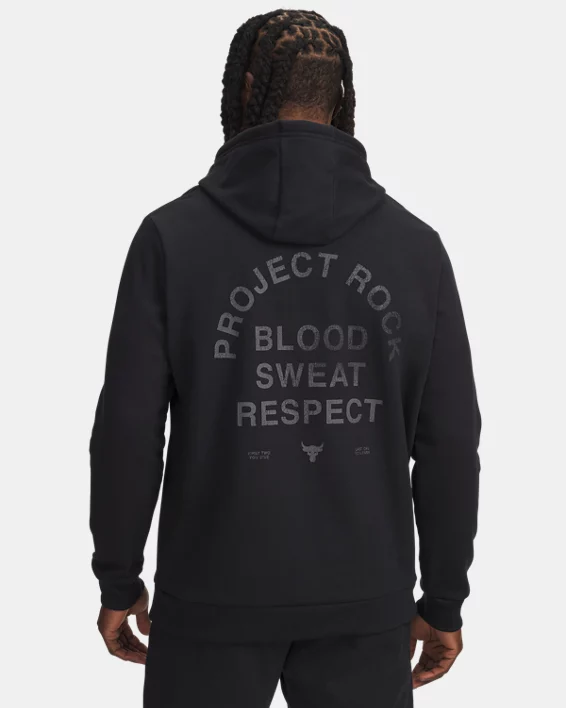 Project Rock Rival Fleece Mens Hoodie - Image 2