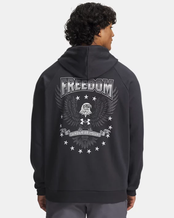 UA Freedom Eagle Mens Hoodie - Image 2