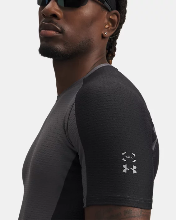 UA Halo Bonded Auxetic Mens Short Sleeve - Image 5