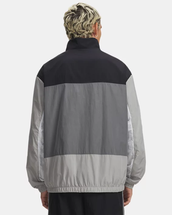 UA Icon Woven Track Mens Full Zip - Image 2