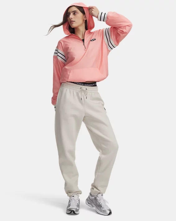 UA Icon Woven Heritage Womens Zip - Image 3