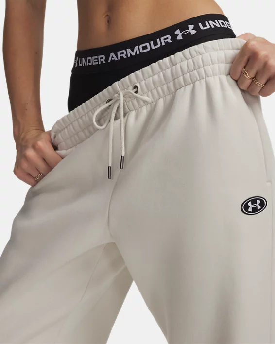 UA Icon Woven Heritage Womens Zip - Image 4