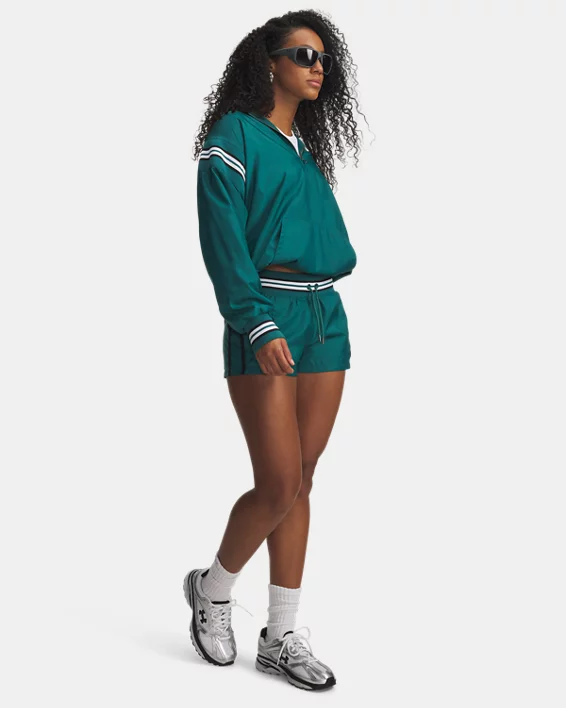 UA Icon Woven Heritage Womens Shorts - Image 3
