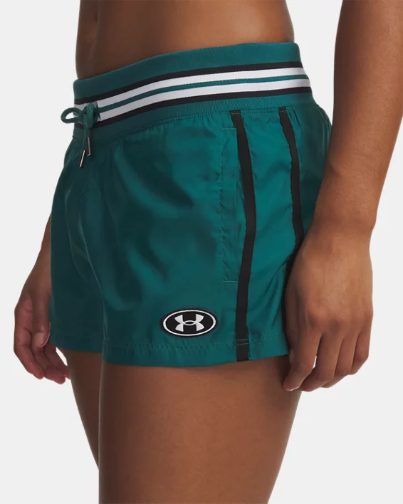 UA Icon Woven Heritage Womens Shorts - Image 4