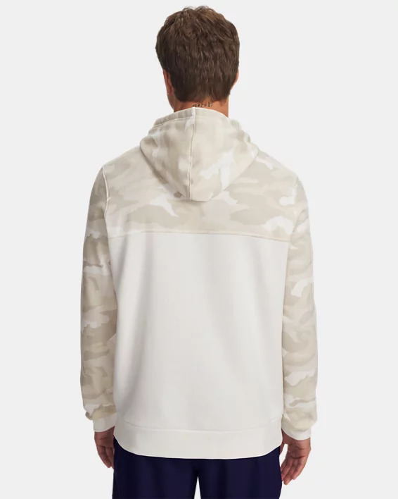 UA Rival Fleece Collegiate Blocked Mens Hoodie - Image 2